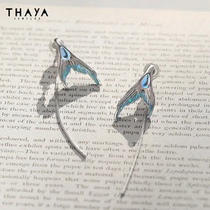 Crystal Chain Dangle Earrings Fine Jewelry