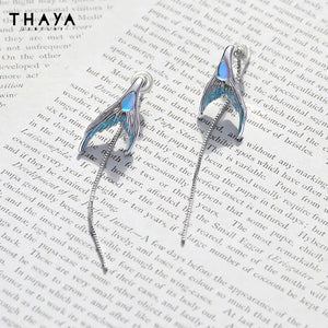Crystal Chain Dangle Earrings Fine Jewelry
