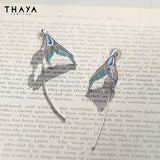 Crystal Chain Dangle Earrings Fine Jewelry