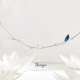 Chinese Style 925 Sterling Silver Crane Bracelets for Girls