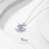 Unicorn Necklace 925 Silver Jewelry Pendant for Women