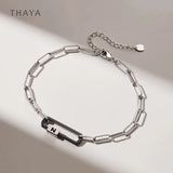 Copper Plated 18K Cross Chain Bangle Bracelet for Couple