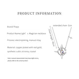 Vintage Plated Pendant Necklace Crystal For Women Fine Jewelry