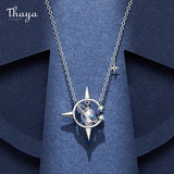 Vintage Plated Pendant Necklace Crystal For Women Fine Jewelry