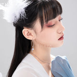 Fox Animals Women Earrings Hanging Earrings Silver Engagement Jewelry
