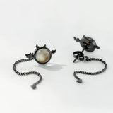 Little Devil Sterling Silver Ear Stud Drop Earrings for Women