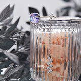 Provence Earring 925 Silver Zircon Unique Purple Earring for Women