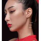 S925 Silver Women Earring Studs Hypoallergenic Jewelry