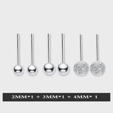 S925 Silver Women Earring Studs Hypoallergenic Jewelry