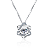 0.5ct Kramosan Stone Star Necklace - Simulated Diamond S925 Silver