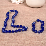 10mm Chalcedony Necklace - Deep as the Sea - High-End Occasions - Semiprecious
