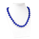 10mm Chalcedony Necklace - Deep as the Sea - High-End Occasions - Semiprecious