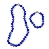 10mm Chalcedony Necklace - Deep as the Sea - High-End Occasions - Semiprecious