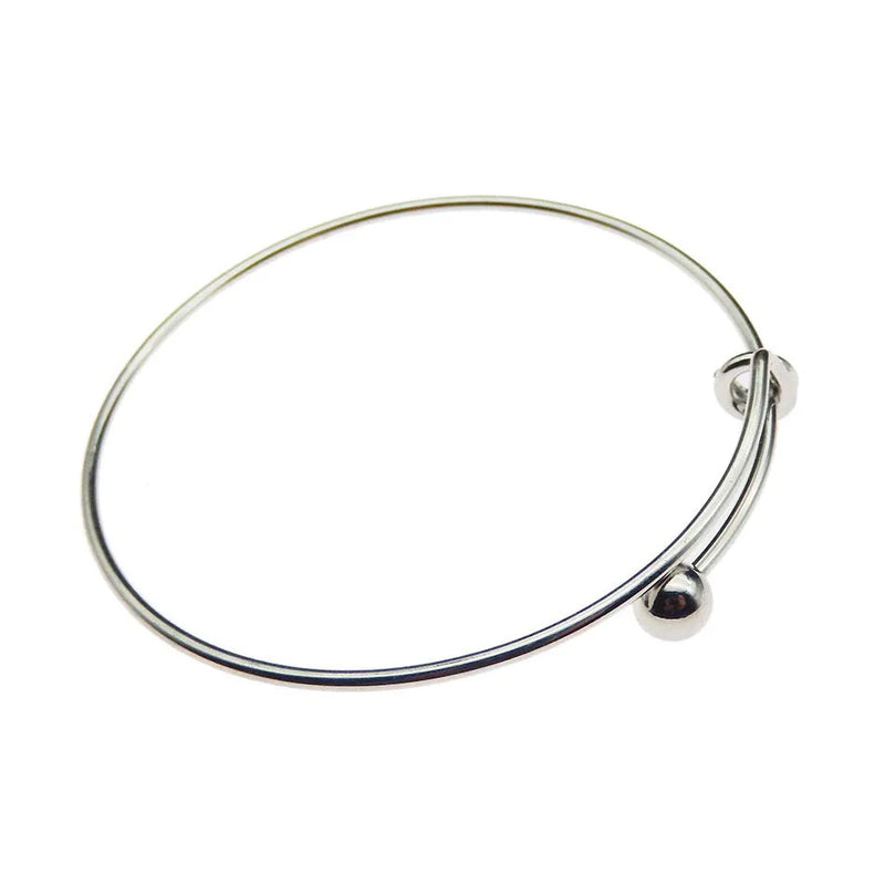 10pcs Stainless Steel Toner Bracelet with Adjustable Copper Wire