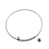 10pcs Stainless Steel Toner Bracelet with Adjustable Copper Wire