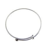 10pcs Stainless Steel Toner Bracelet with Adjustable Copper Wire