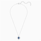Sapphire Crystal Lady Necklace - Gift for Noble Woman
