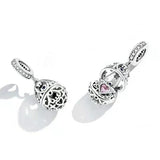 Crystal Encrusted Easter Christmas Egg Pendant