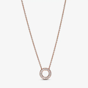 925 Sterling Silver Heart Pendant Necklace with Cubic Zirconia