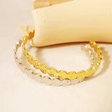 French High Stainless Steel Hammer Charm Bracelet