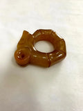 Ancient Chinese Hetian Jade Dragon Statue Hand Carved Hongshan Culture