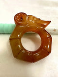 Hand-Carved Hetian Jade Dragon Statue, Hongshan Culture