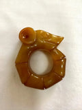 Ancient Chinese Hetian Jade Dragon Statue Hand Carved Hongshan Culture