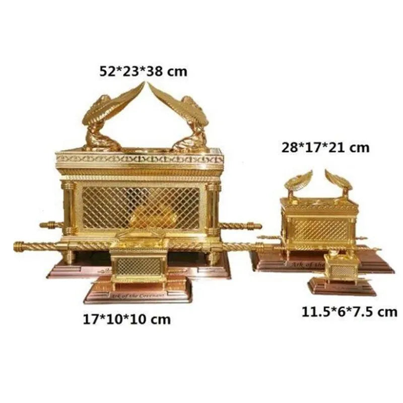 Ark of the Covenant Replica - Holy Relic with Gold Accents
