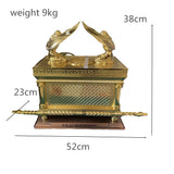 Ark of the Covenant Replica - Holy Relic with Gold Accents