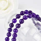 Dark Purple Fantasy Mauve Jasper Necklace 10mm