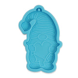 Grinch Silicone Keychain Mold, Christmas Resin Craft Mold