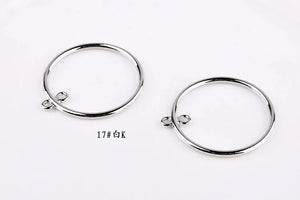 Minimalist Double Circular DIY Earrings Package