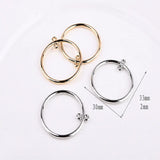 Minimalist Double Circular DIY Earrings Package