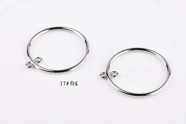 Minimalist Double Circular DIY Earrings Package