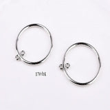 Minimalist Double Circular DIY Earrings Package