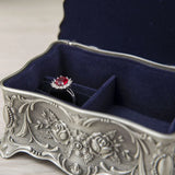 Last Supper Jewelry Ring Storage Organizer Metal Earrings Necklace Case
