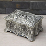 Last Supper Jewelry Ring Storage Organizer Metal Earrings Necklace Case