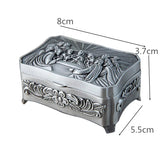 Last Supper Jewelry Ring Storage Organizer Metal Earrings Necklace Case