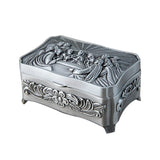 Last Supper Jewelry Ring Storage Organizer Metal Earrings Necklace Case