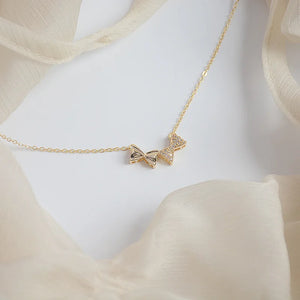 Candy Paper Bow Necklace Fairy Student Clavicle Chain