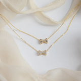 Candy Paper Bow Necklace Fairy Student Clavicle Chain