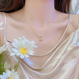 Candy Paper Bow Necklace Fairy Student Clavicle Chain