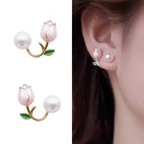Tulip Earrings Women's Banquet Party Wedding Couple Gift