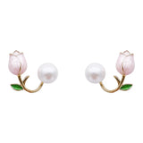 Tulip Earrings Women's Banquet Party Wedding Couple Gift