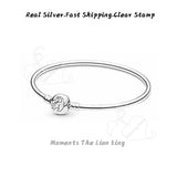 Lion King Bangle Charm Bracelet 925 Sterling Silver DIY Jewelry Making