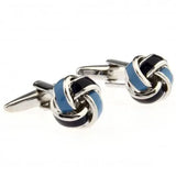 Metal Knots Enamel Cufflink Cuff Link