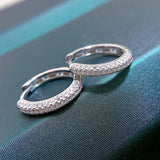 925 Silver Hollow Ear Ring - Fashionable & Versatile