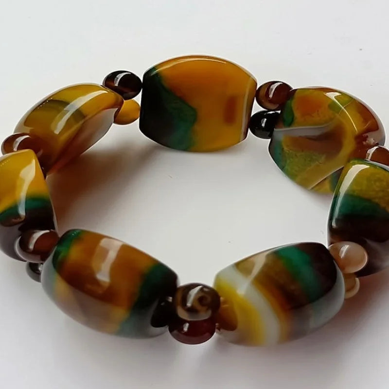 Agate Bracelet, Fashionable & Versatile, Men's & Women's National Style Jewelry