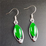 King Green Ma Laiyu Jade Earrings for Women