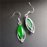 King Green Ma Laiyu Jade Earrings for Women